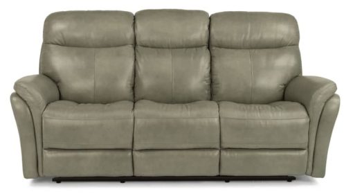 Flexsteel Zoey Leather Power Reclining Sofa With Power Headrests - Image 3