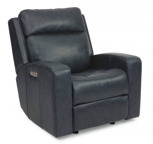Flexsteel Cody Leather Power Gliding Recliner With Power Headrest