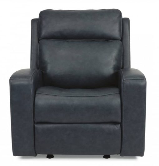 Flexsteel Cody Leather Power Gliding Recliner With Power Headrest - Image 4