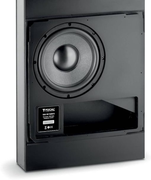 Focal 100 IWSUB8 Black In-Wall Sensational Bass (Each)
