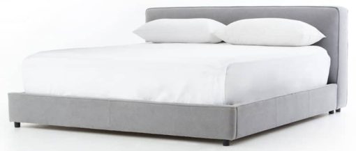 Four Hands Belfast Collection Pebble Pewter Queen Aidan Bed