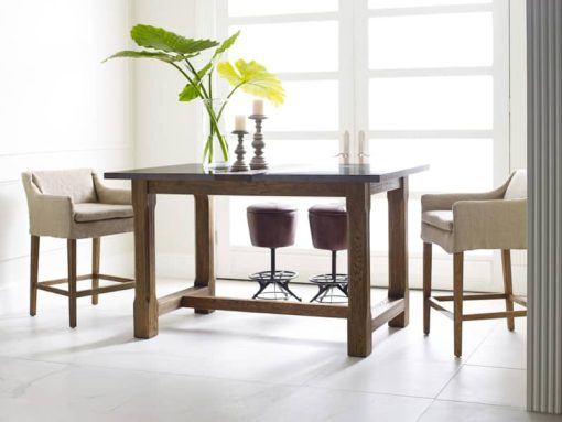 Four Hands Hughes Collection Bluestone Farmhouse Pub Table - Image 2