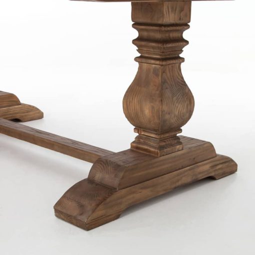 Four Hands 87" Bleached Oak Durham Dining Table - Image 7