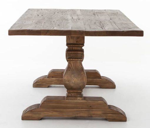 Four Hands 87" Bleached Oak Durham Dining Table - Image 5