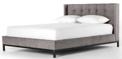 Four Hands Easton Collection Harbor Grey King Newhall Bed - Image 3