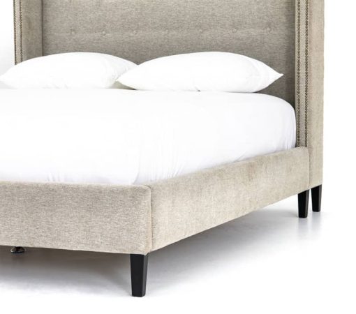 Four Hands Easton Collection Twill Linen King Jefferson Bed - Image 4