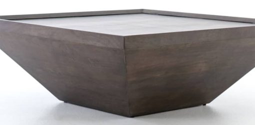 Four Hands Harmon Collection Coal Grey Drake Coffee Table - Image 3