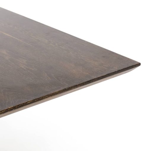 Four Hands Hughes Collection English Brown Oak Spider Dining Table - Image 5