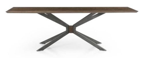 Four Hands Hughes Collection English Brown Oak Spider Dining Table - Image 2