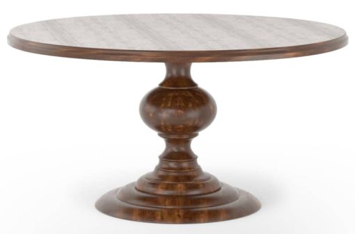 Four Hands Dark Oak 60" Magnolia Round Dining Table