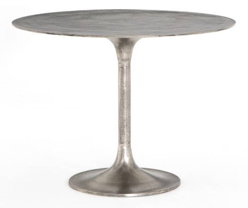 Four Hands Marlow Collection Simone Raw Nickel Bistro Table