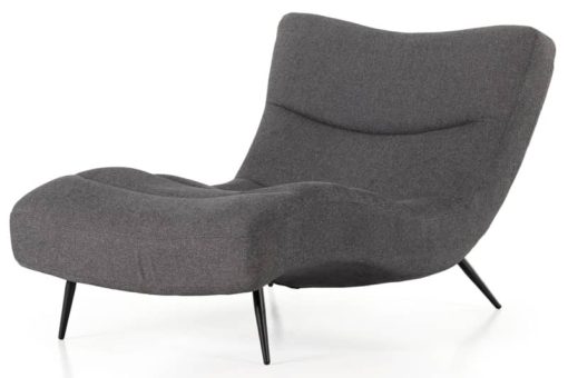 Four Hands Centrale Collection Theo Onyx Nigel Chaise Lounge