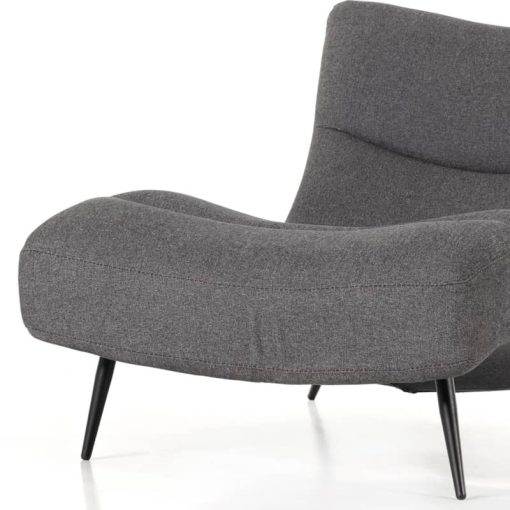 Four Hands Centrale Collection Theo Onyx Nigel Chaise Lounge - Image 5