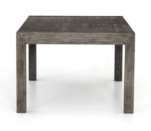Four Hands Post & Rail Collection 72" Rustic Black Olive Dinning Table - Image 4