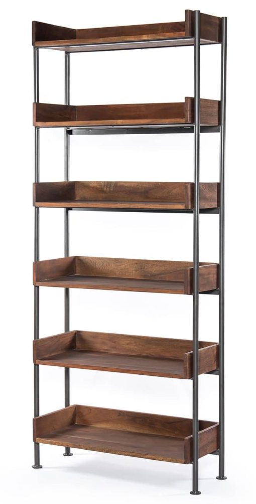 Four Hands Merritt Collection River Toasted Acacia Bookshelf - Image 3