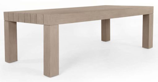 Four Hands Solano Collection Washed Brown Sonora Outdoor Dining Table