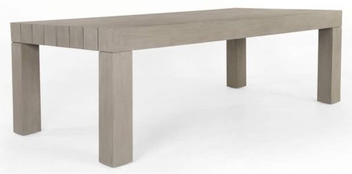 Four Hands Solano Collection Weathered Grey Sonora Outdoor Dining Table