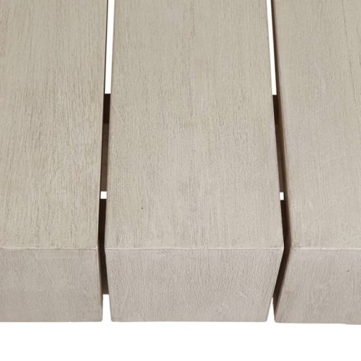 Four Hands Solano Collection Weathered Grey Sonora Outdoor Dining Table - Image 7