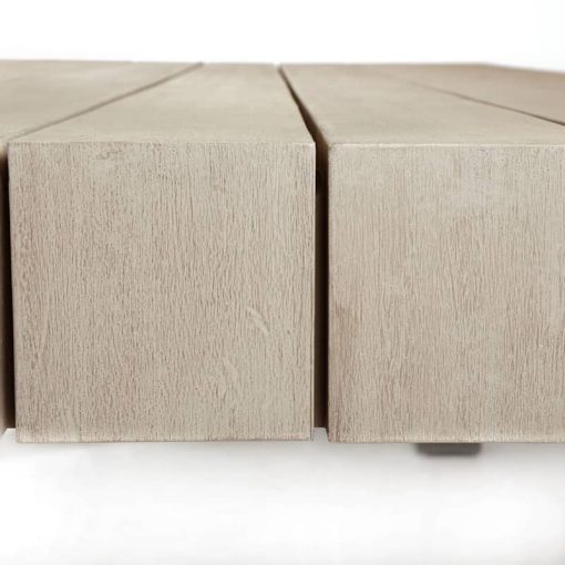 Four Hands Solano Collection Weathered Grey Sonora Outdoor Dining Table - Image 8