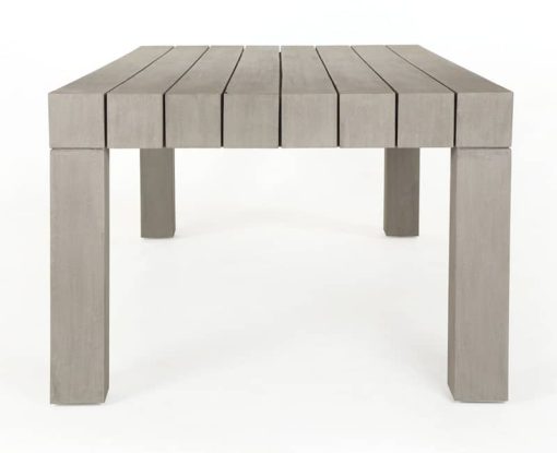 Four Hands Solano Collection Weathered Grey Sonora Outdoor Dining Table - Image 3