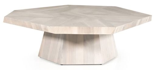 Four Hands Wesson Collection Brooklyn Ashen Walnut Coffee Table - Image 6
