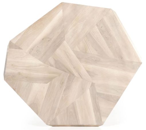 Four Hands Wesson Collection Brooklyn Ashen Walnut Coffee Table - Image 9