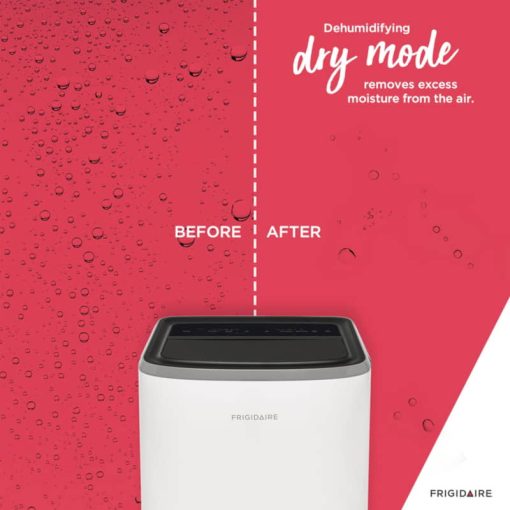 Frigidaire 14,000 BTU ASHRAE (10,000 DOE BTU) White 3-In-1 Portable Room Air Conditioner - Image 13