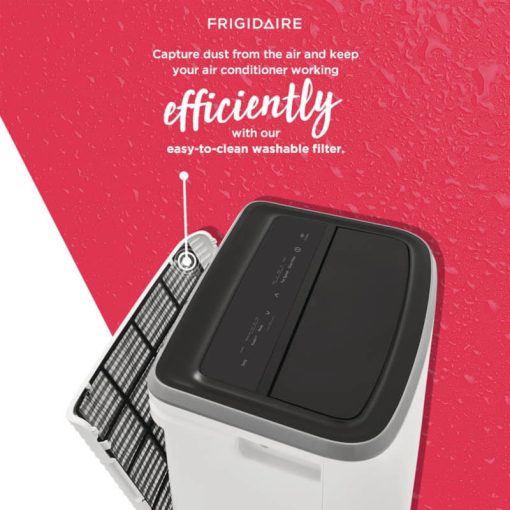 Frigidaire 14,000 BTU ASHRAE (10,000 DOE BTU) White 3-In-1 Portable Room Air Conditioner - Image 14