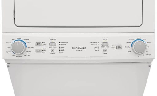Frigidaire 27" White Electric Long Vent Stacked Laundry Center - Image 8