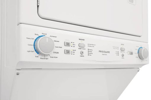 Frigidaire 27" White Electric Long Vent Stacked Laundry Center - Image 9