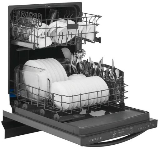 Frigidaire Gallery 24" Smudge-Proof Black Stainless Steel Built-In Dishwasher - Image 6