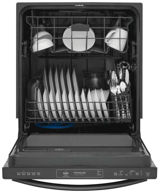 Frigidaire Gallery 24" Smudge-Proof Black Stainless Steel Built-In Dishwasher - Image 3