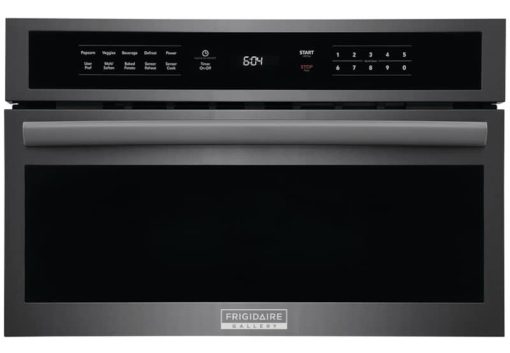 Frigidaire Gallery 30" Smudge-Proof Black Stainless Steel Built-In Microwave With Drop-Down Door