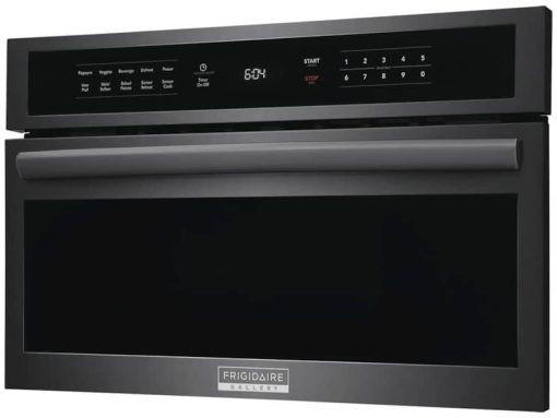 Frigidaire Gallery 30" Smudge-Proof Black Stainless Steel Built-In Microwave With Drop-Down Door - Image 4