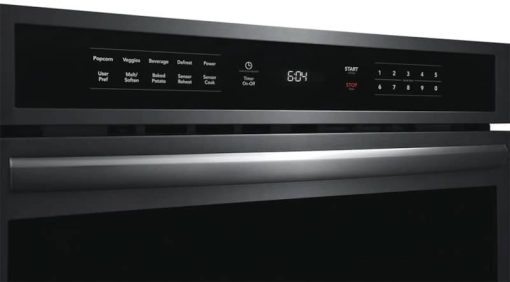 Frigidaire Gallery 30" Smudge-Proof Black Stainless Steel Built-In Microwave With Drop-Down Door - Image 5
