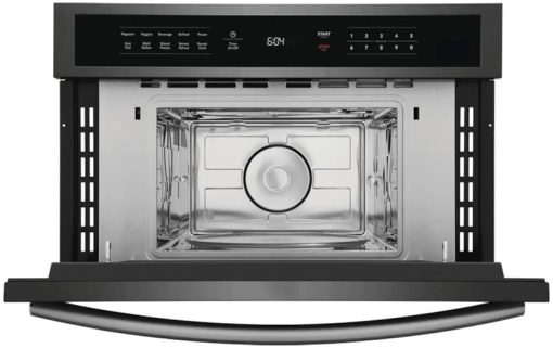Frigidaire Gallery 30" Smudge-Proof Black Stainless Steel Built-In Microwave With Drop-Down Door - Image 2