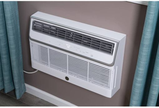 GE 10,000 BTU 10.6 EER 230/208 V White Built-In Cool-Only Room Air Conditioner - Image 9