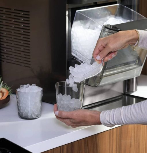 GE Profile Opal 2.0 Black Stainless Nugget Ice Maker With Side Tank - Image 5