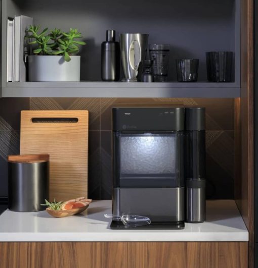 GE Profile Opal 2.0 Black Stainless Nugget Ice Maker With Side Tank - Image 2