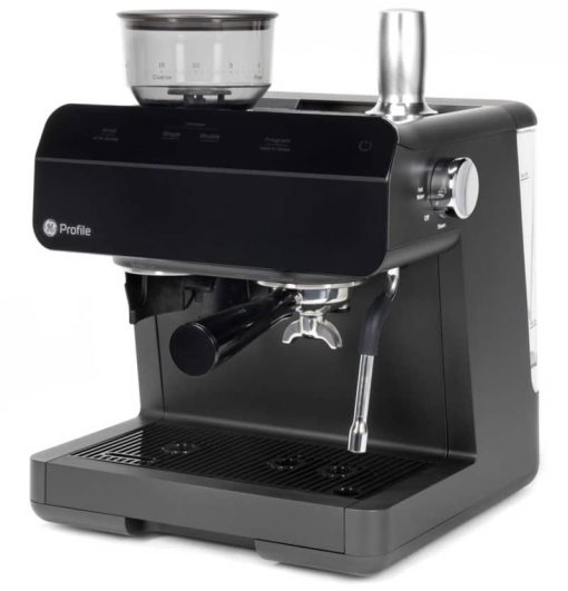 GE Profile Black Semi Automatic Espresso Machine - Image 2