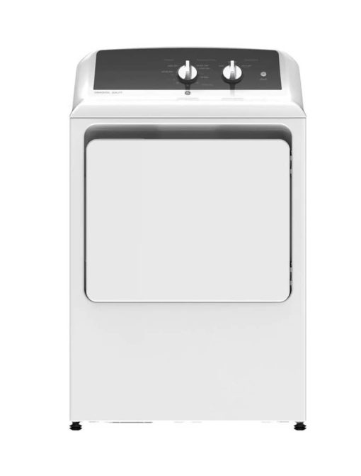 GE 6.2 Cu. Ft. White Commercial Front Load Gas Dryer - Image 2
