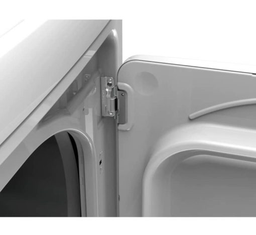 GE 6.2 Cu. Ft. White Commercial Front Load Gas Dryer - Image 6