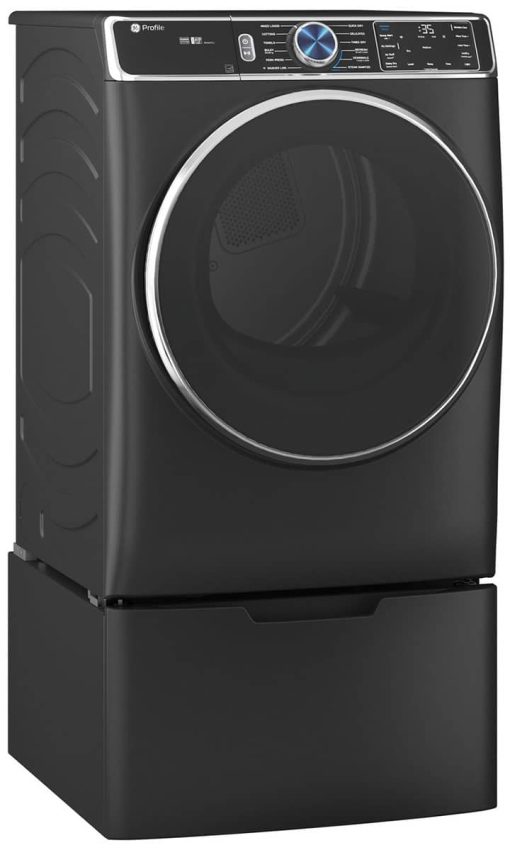 GE Profile ADA 7.8 Cu. Ft. Carbon Graphite Smart Front Load Electric Dryer With Steam And Sanitize Cycle - Image 7
