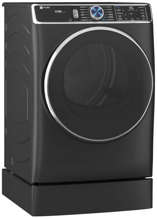 GE Profile ADA 7.8 Cu. Ft. Carbon Graphite Smart Front Load Electric Dryer With Steam And Sanitize Cycle - Image 8
