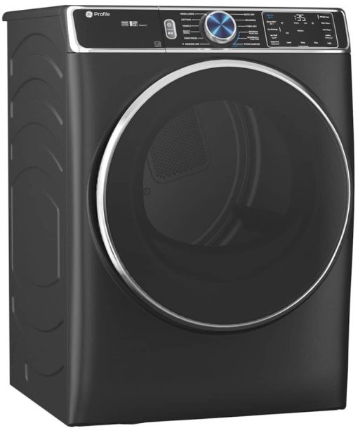 GE Profile ADA 7.8 Cu. Ft. Carbon Graphite Smart Front Load Electric Dryer With Steam And Sanitize Cycle - Image 3