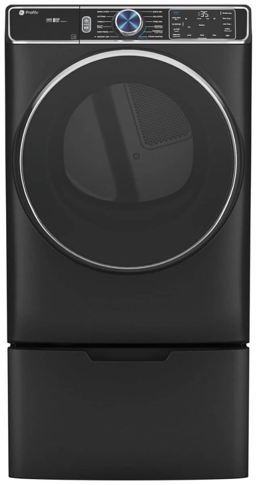 GE Profile ADA 7.8 Cu. Ft. Carbon Graphite Smart Front Load Electric Dryer With Steam And Sanitize Cycle - Image 5