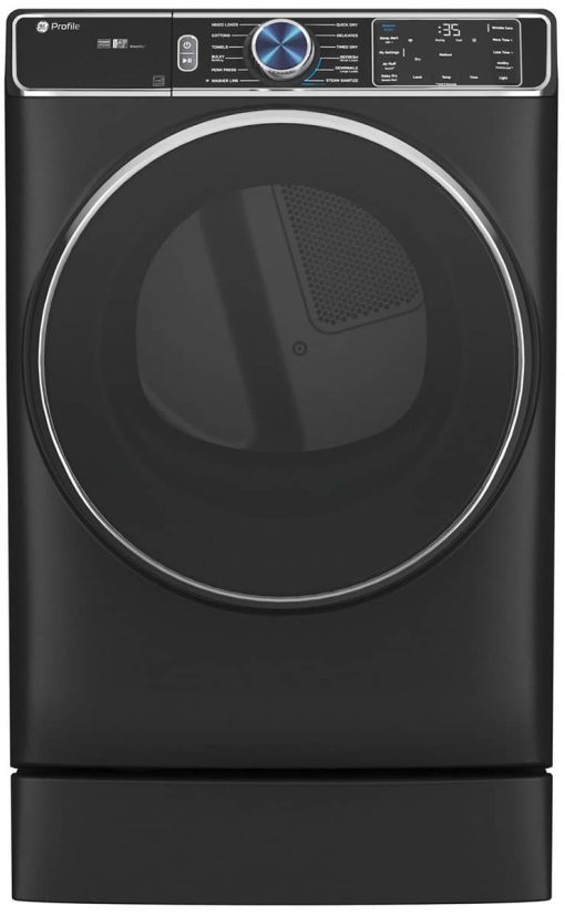 GE Profile ADA 7.8 Cu. Ft. Carbon Graphite Smart Front Load Electric Dryer With Steam And Sanitize Cycle - Image 6