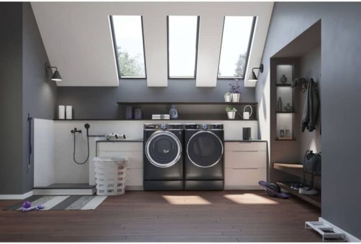GE Profile ADA 7.8 Cu. Ft. Carbon Graphite Smart Front Load Electric Dryer With Steam And Sanitize Cycle - Image 16