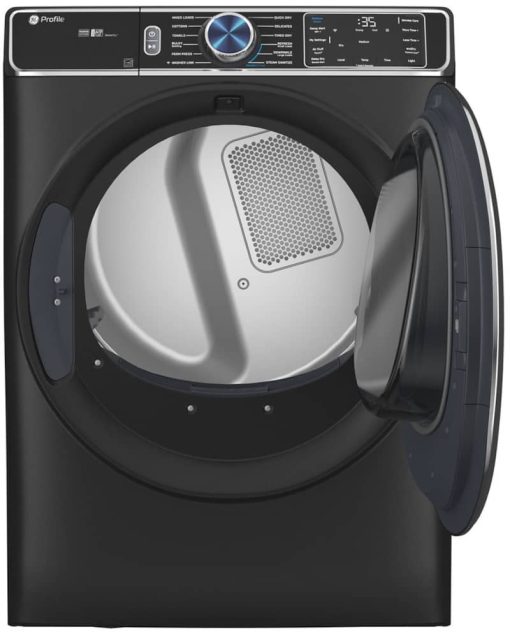 GE Profile ADA 7.8 Cu. Ft. Carbon Graphite Smart Front Load Electric Dryer With Steam And Sanitize Cycle - Image 2