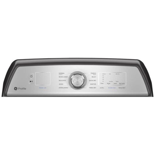 GE Profile 7.4 Cu. Ft. Diamond Grey Electric Dryer With Sanitize Cycle And Sensor Dry - Image 5
